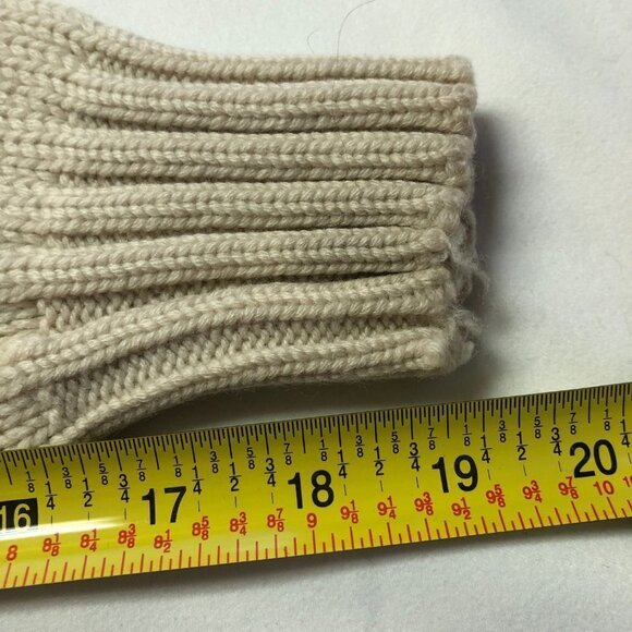 Aritzia TNA 100% Lambs Wool Sea To Sky Zip Up Knitted Cardigan Sweater Medium - Picture 11 of 11